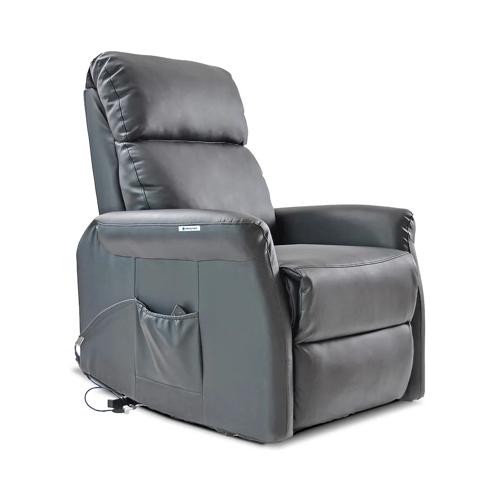 Poltrona Leito do Vovô Reclinável e Elevatória Automática Elevamed Dellamed