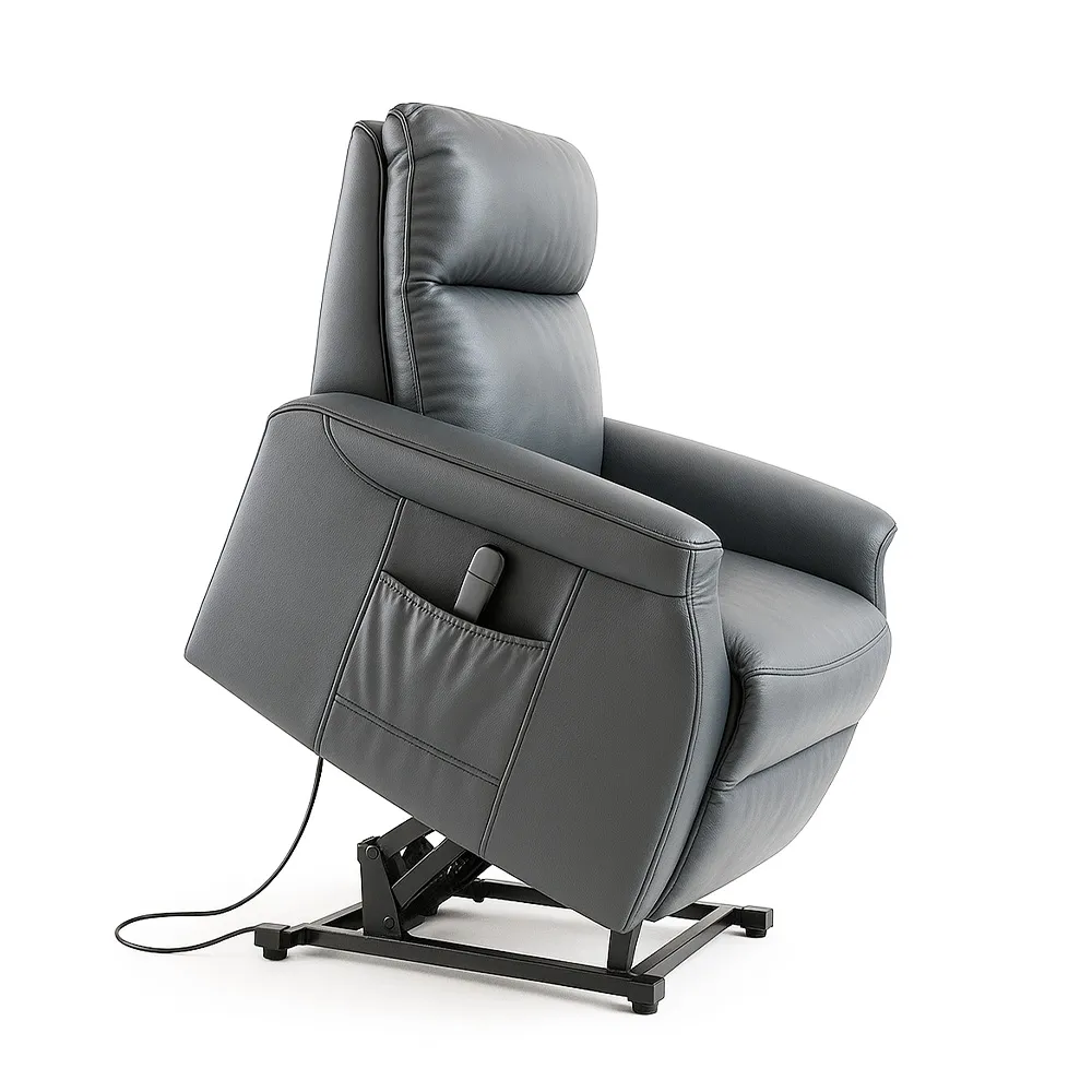 Poltrona Leito do Vovô Reclinável e Elevatória Automática Elevamed Dellamed