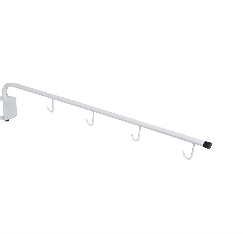 Suporte para Soro para Parede 1 Haste Pintura Epóxi - Salutem